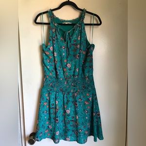 Green Floral Dress